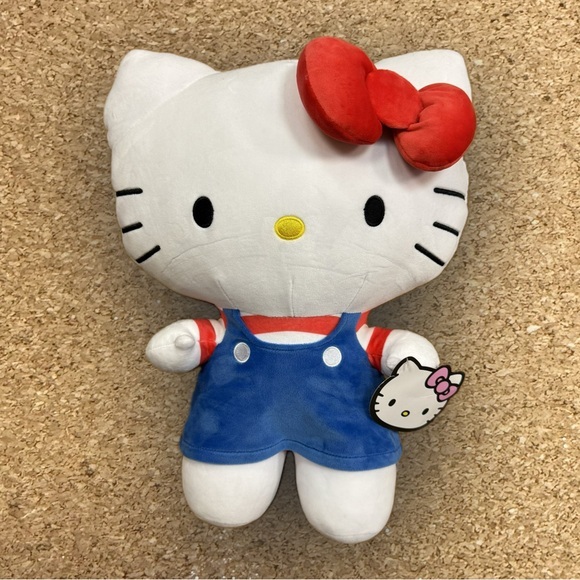 Hello Kitty Toys Hello Kitty Plush Toy With Red Bow